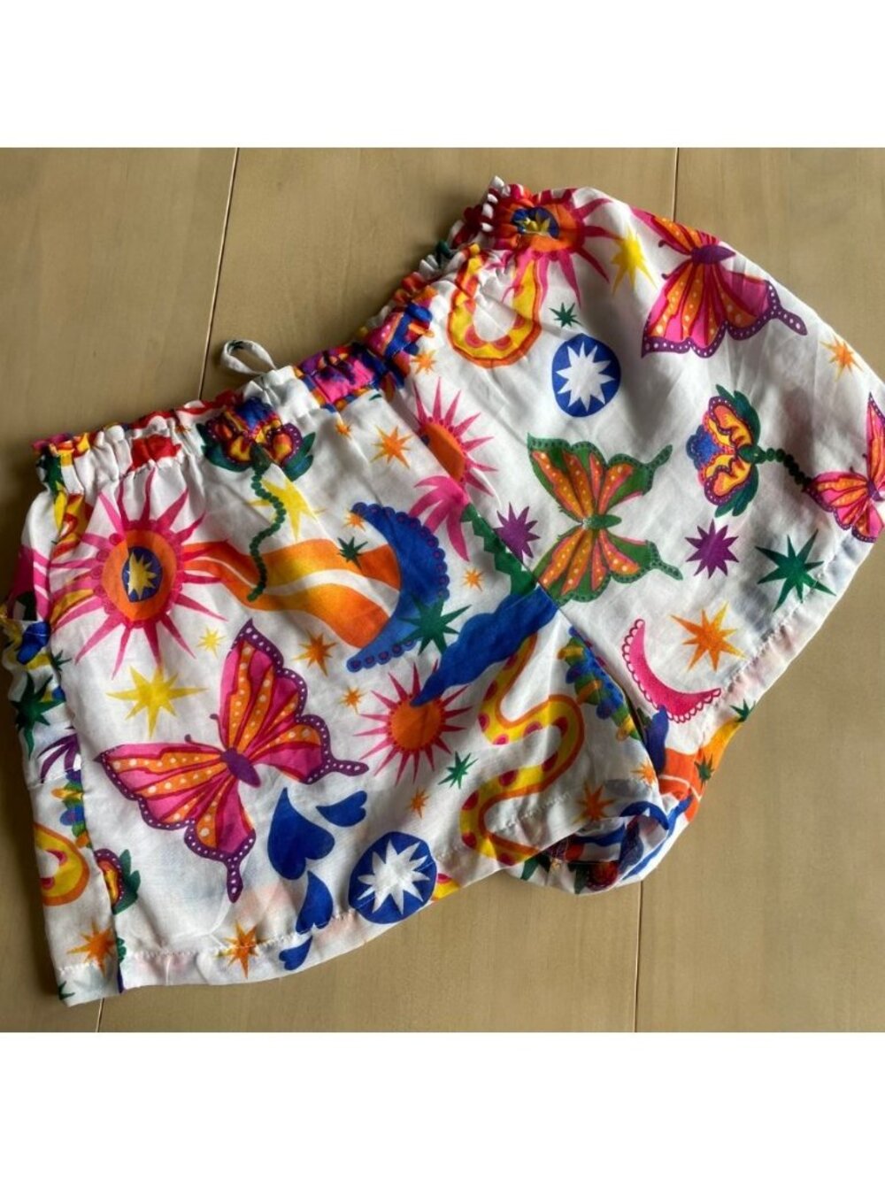 Entire Closet $5! Violet Sky Matching Two Piece Shorts & Crop Button Down Shirt - Picture 11 of 15